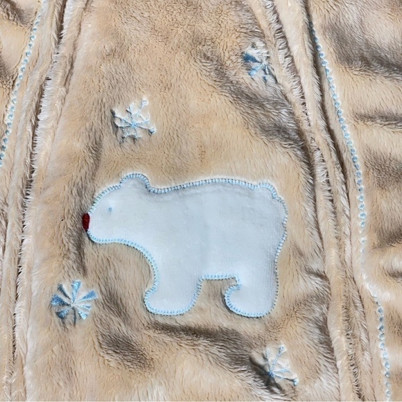 CARTER'S Carters Baby Boy Snowsuit beige  Size 3-6M - Picture 7 of 11